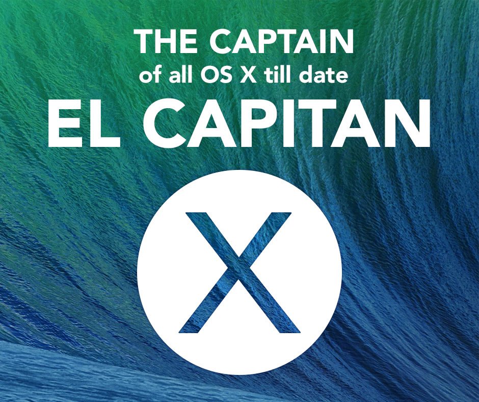 The Captain of all OS X till date EL CAPITAN