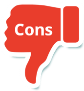 Cons- Thumbs down