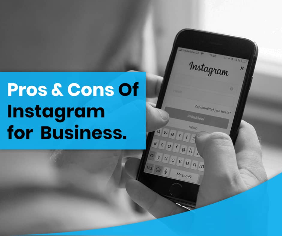 Pros And Cons Of Instagram For Business (A man using Instagram in Mobile Phone)