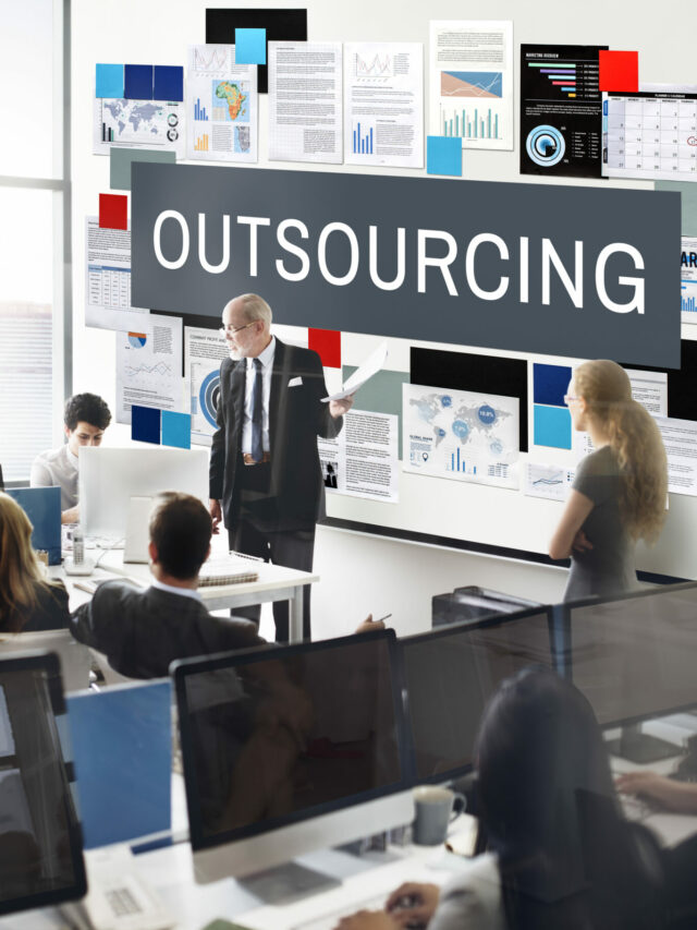 Outsourcing Function Tasks Contract Business Concept